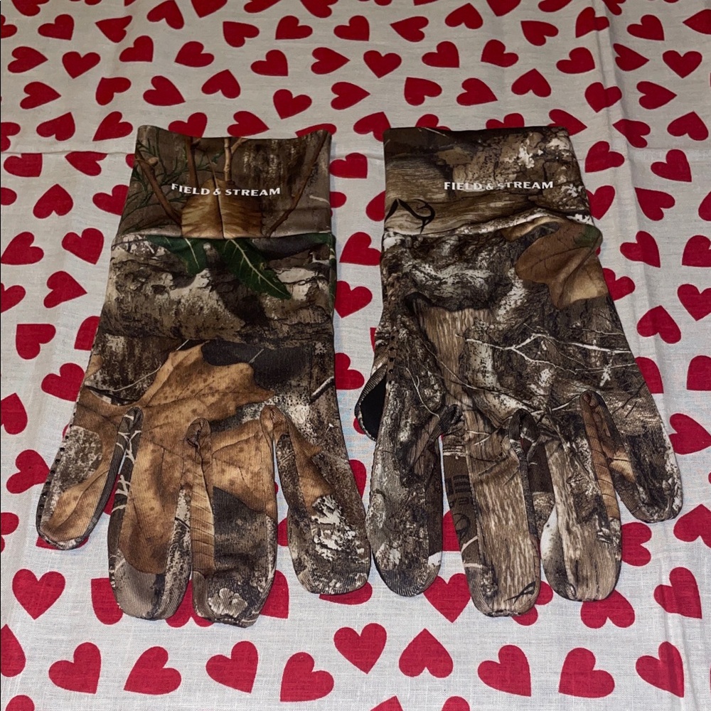 Field & Stream Woodland Camouflage Gloves